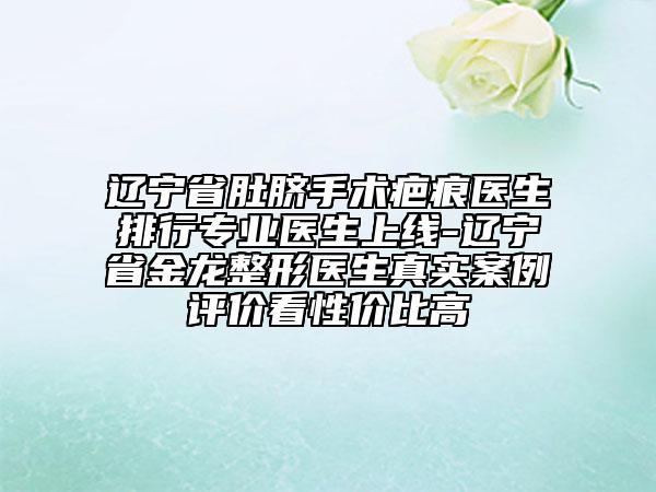 遼寧省肚臍手術(shù)疤痕醫(yī)生排行專業(yè)醫(yī)生上線-遼寧省金龍整形醫(yī)生真實(shí)案例評(píng)價(jià)看性價(jià)比高